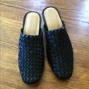 Nisolo Woven All-Day Heeled Mule